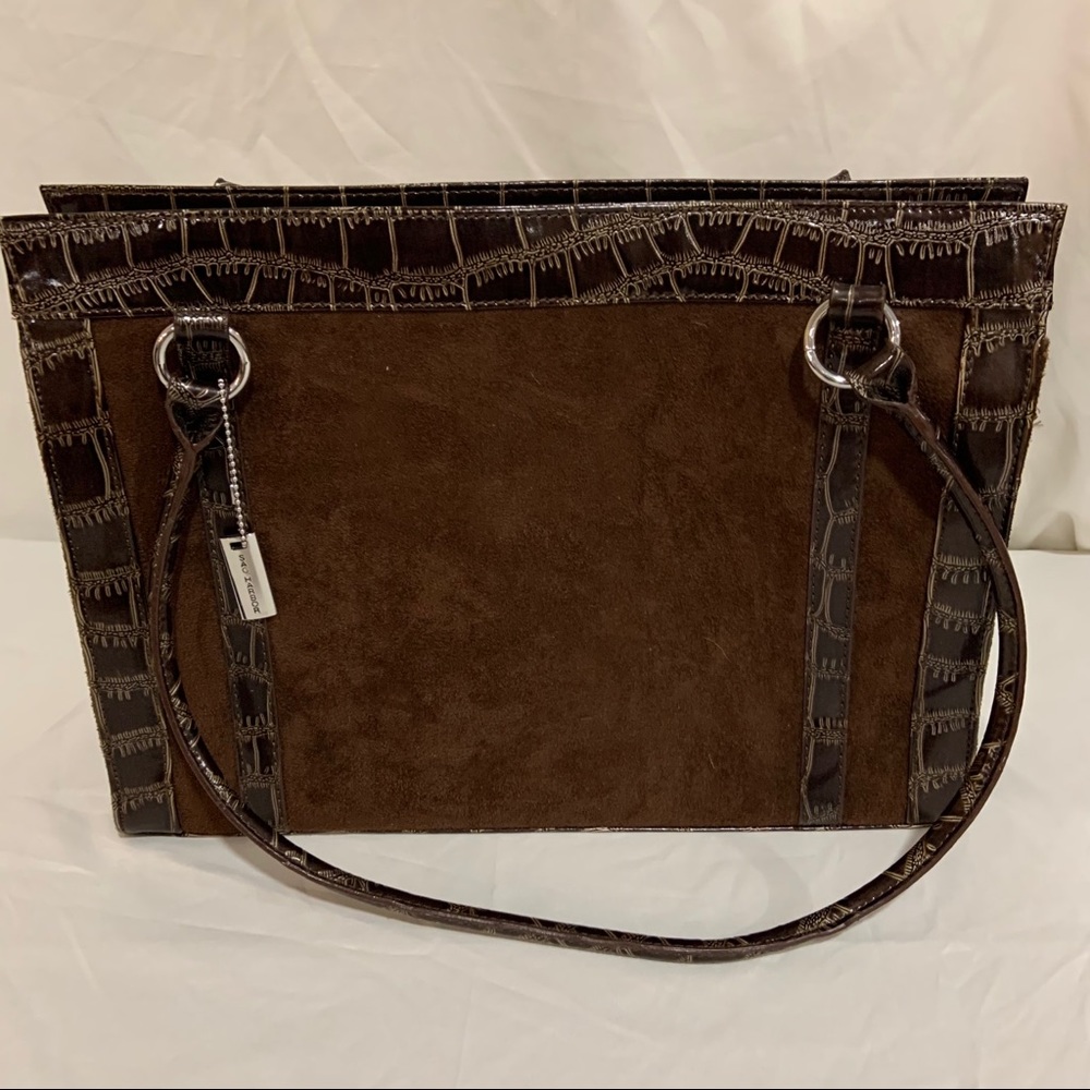 Sag Harbor Brown and Dark Brown Tote Bag